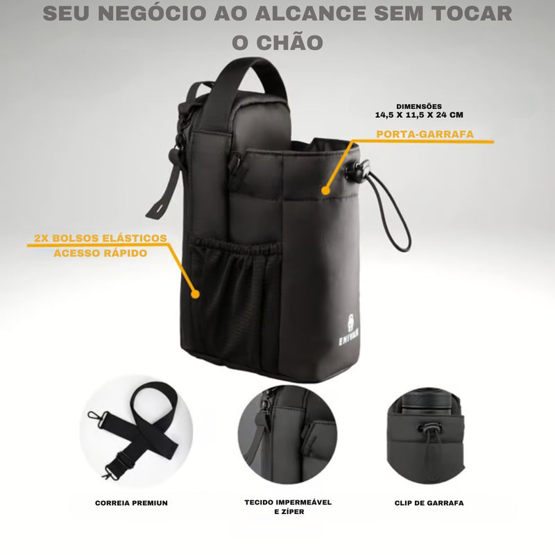 Auren Enivan™ - Bag Magnética Premium para Treinos + Garrafa Térmica