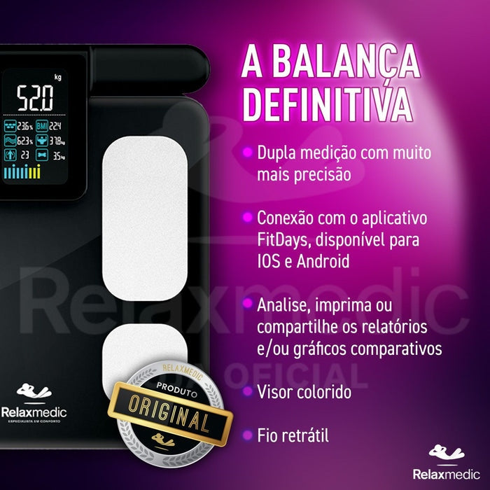 Balança de Bioimpedância BodyScan Pro