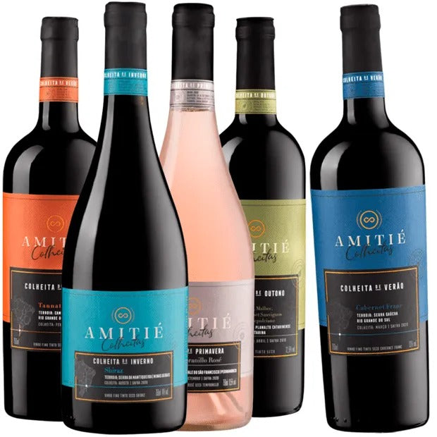 Kit 4 Vinhos Amitié Estações + BRINDE